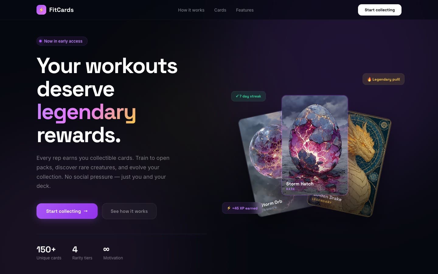 FitQuest homepage hero