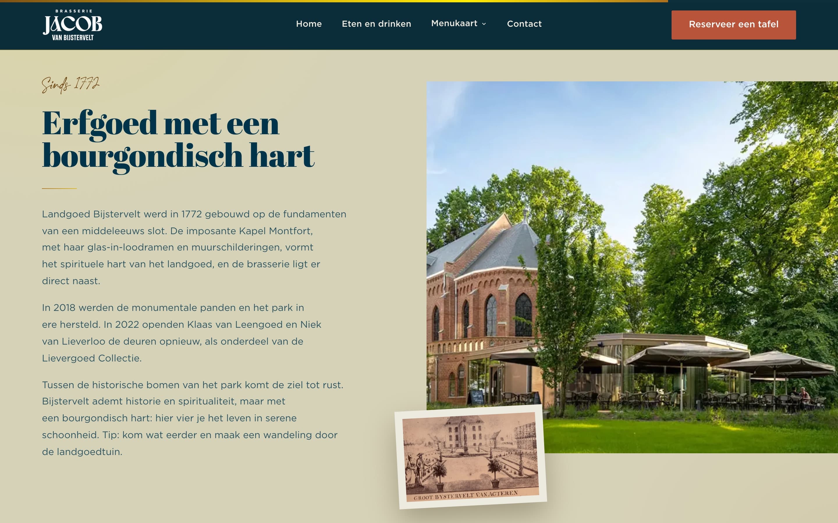 Erfgoedblok over Landgoed Bijstervelt en Kapel Montfort