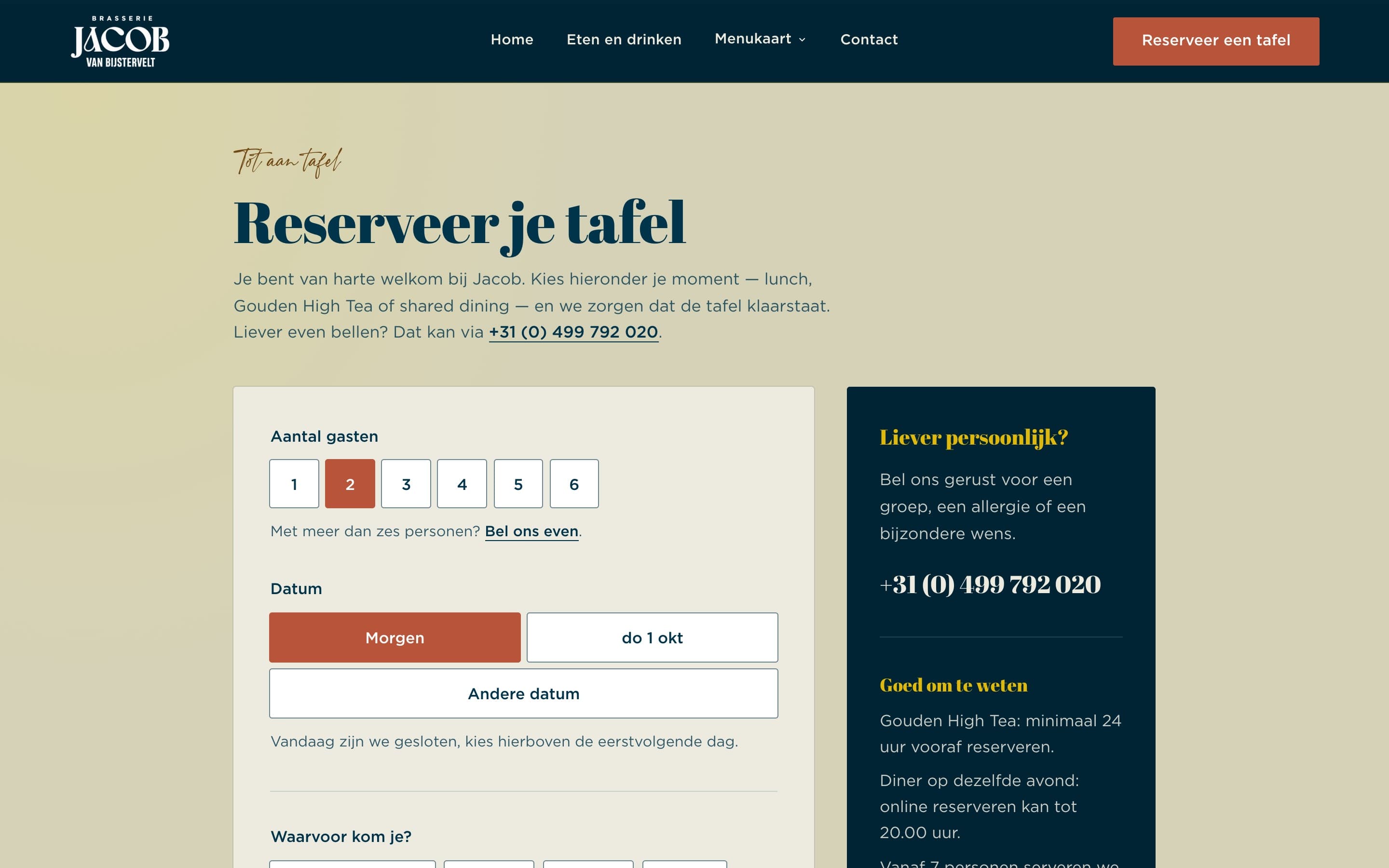 Reserveerpagina van Jacob van Bijstervelt